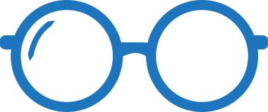 Gözlük simgesi sembol tasarımı