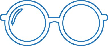 Gözlük simgesi sembol tasarımı