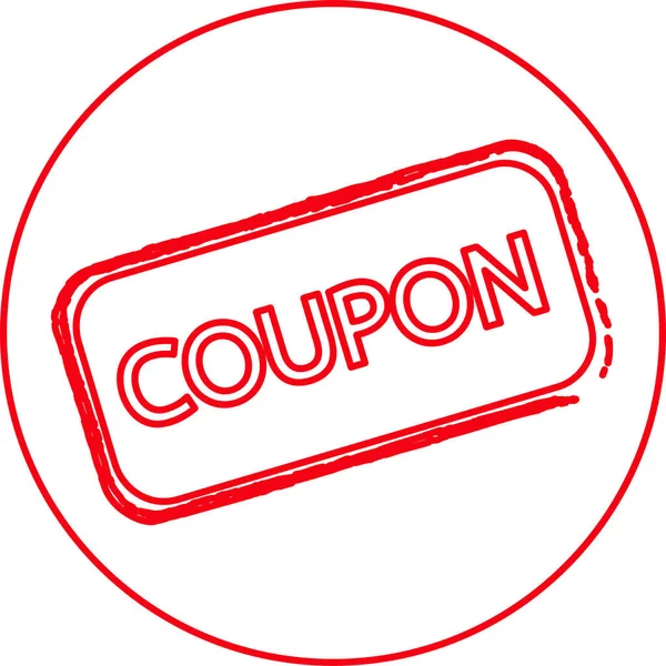 Discount Coupon Icon Sign Design — Stock Vector