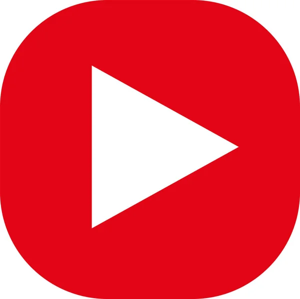 Schaltfläche Video Player Icon Sign Design — Stockvektor