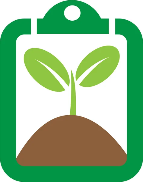 Planta Árbol Icono Concepto Signo Diseño — Vector de stock