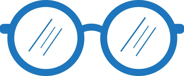 Gözlük Simgesi Sembol Tasarımı — Stok Vektör