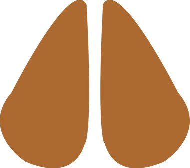 Hayvan ayak izi simgesi tasarımı