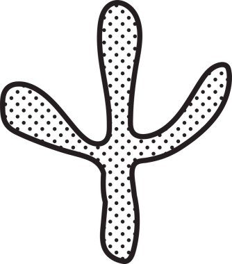 Hayvan ayak izi simgesi tasarımı