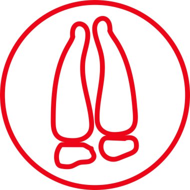 Hayvan ayak izi simgesi tasarımı