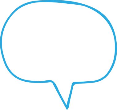 Konuşma balonu işaret tasarımı