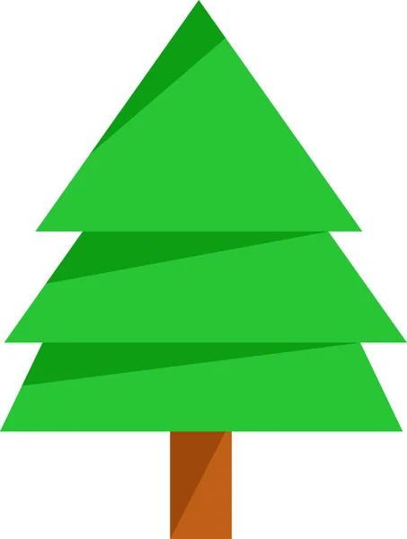 Kerstboom Pictogram Symbool Ontwerp — Stockvector