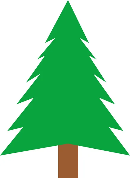 Χριστουγεννιάτικο Δέντρο Εικονίδιο Σύμβολο Σχεδιασμό Σύμβολο — Διανυσματικό Αρχείο