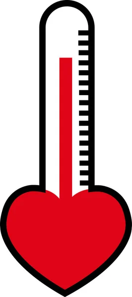 Pomysł Kartkę Walentynkową Love Meter Sign Design — Wektor stockowy