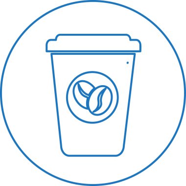 Kahve simgesi sembol tasarımı