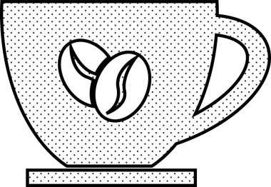 Kahve simgesi sembol tasarımı