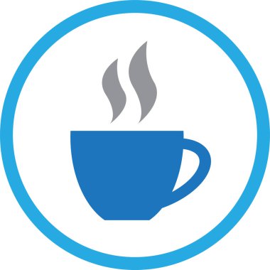 Kahve simgesi sembol tasarımı