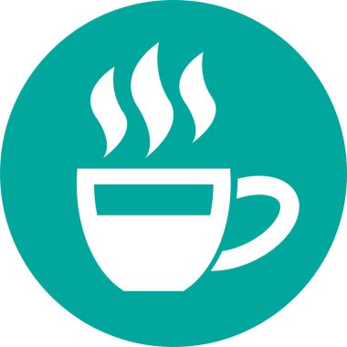 Kahve simgesi sembol tasarımı