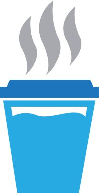 Kahve simgesi sembol tasarımı