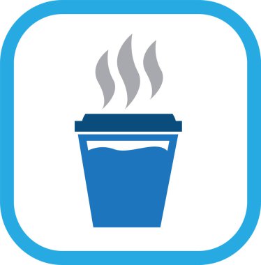 Kahve simgesi sembol tasarımı