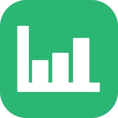 Grafik çizelgesi simge tasarımı