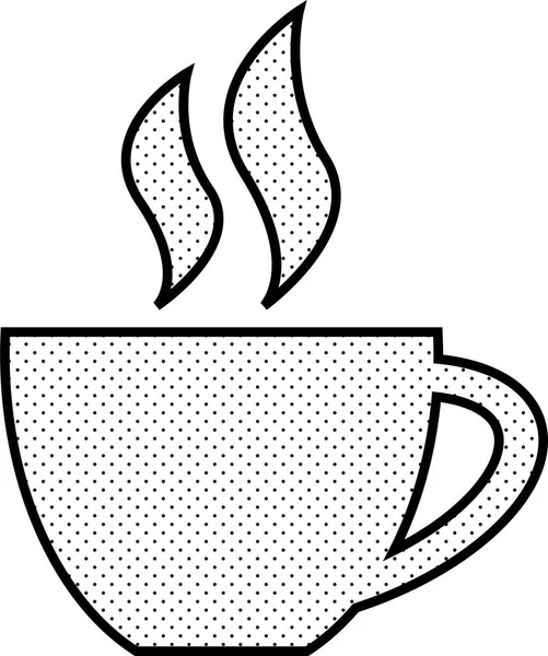 コーヒーアイコン記号のデザイン — ストックベクタ