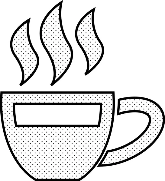 Kaffe Ikon Tecken Symbol Design — Stock vektor