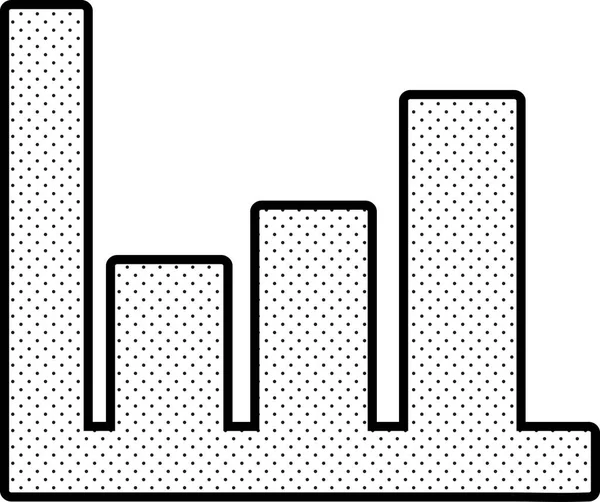 Gráfico Gráfico Ícone Sinal Símbolo Design — Vetor de Stock