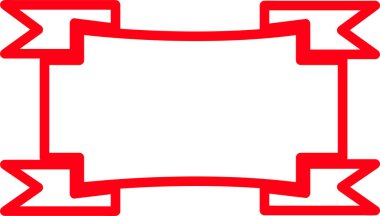 Kurdele simgesi sembol tasarımı