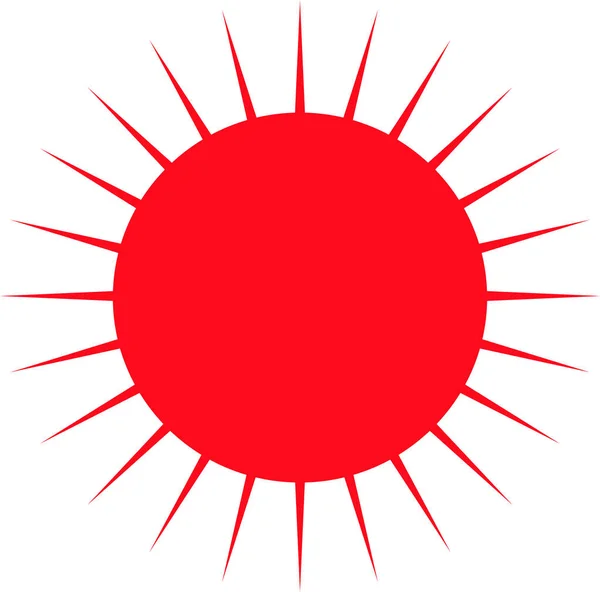 Дизайн Символів Значка Сонця — стоковий вектор