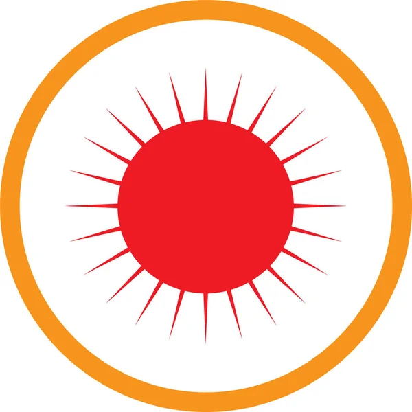 Дизайн Иконки Солнца — стоковый вектор