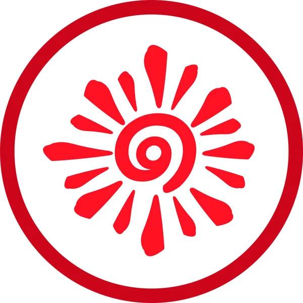 Projekt Symbolu Symbolu Ikony Słońca — Wektor stockowy