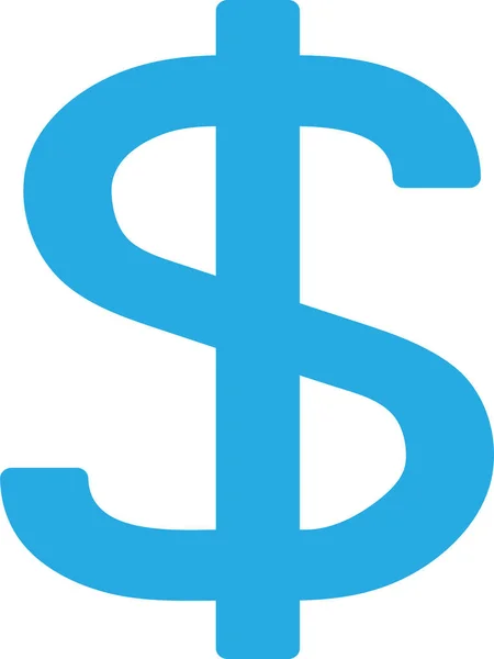 Symbol Ikony Dolara Projekt Symbolu — Wektor stockowy