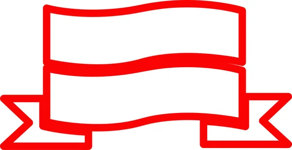 Ribbon Icon Sign Symbol Design — Stock Vector