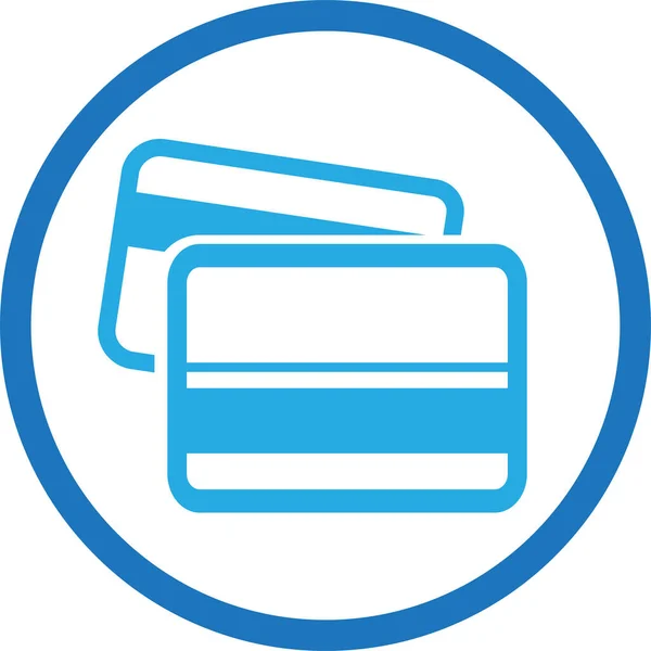 Diseño Símbolo Signo Tarjeta Crédito — Vector de stock