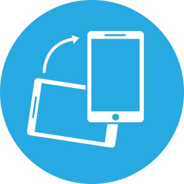 Telefon mobil simgesi işareti tasarımı