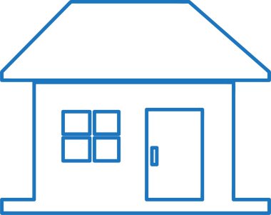 Ev sembolü ve ev simgesi tasarımı