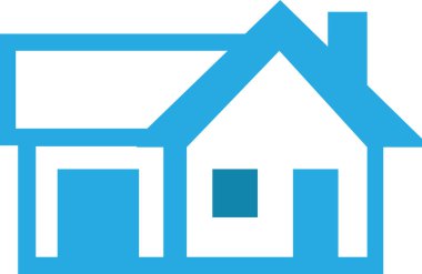 Ev sembolü ve ev simgesi tasarımı