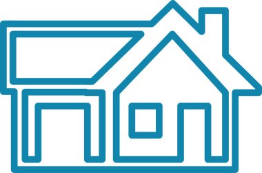 Ev sembolü ve ev simgesi tasarımı