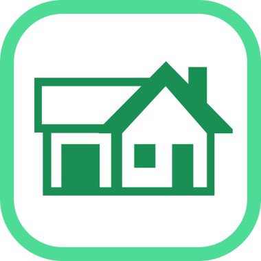 Ev sembolü ve ev simgesi tasarımı