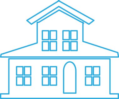 Ev sembolü ve ev simgesi tasarımı