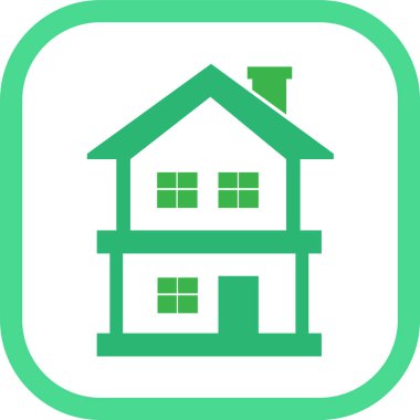 Ev sembolü ve ev simgesi tasarımı