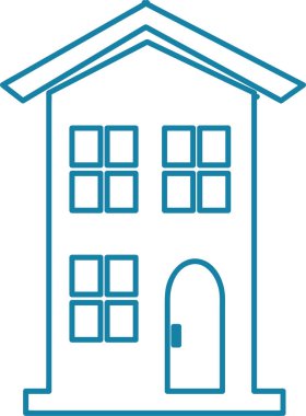 Ev sembolü ve ev simgesi tasarımı