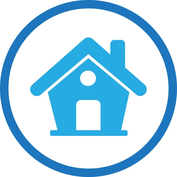 Dom Symbol Domu Ikona Znak Projekt — Wektor stockowy