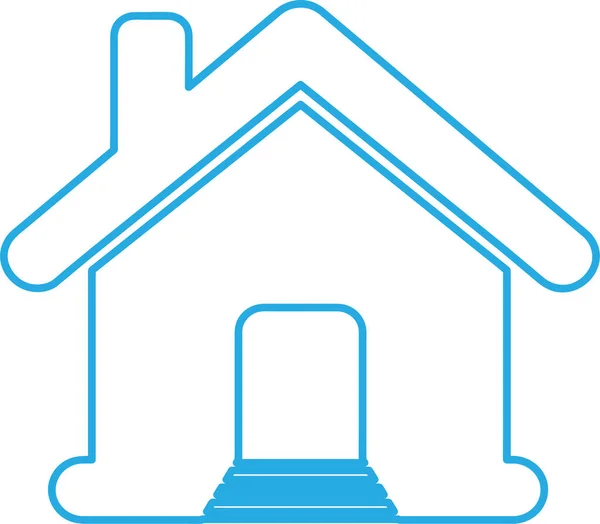 Symbol Domu Projekt Znaku Ikony Domu — Wektor stockowy