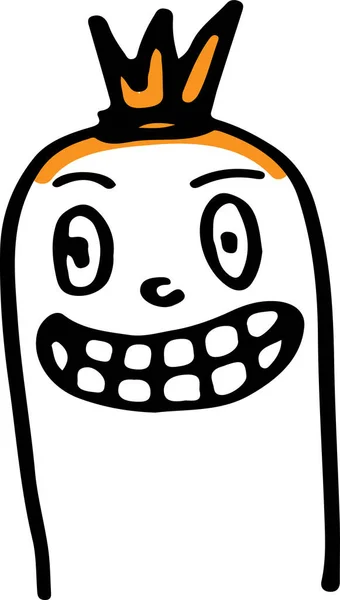 Bonito Personagem Salsicha Desenho Animado Sinal Ícone Emoção —  Vetores de Stock