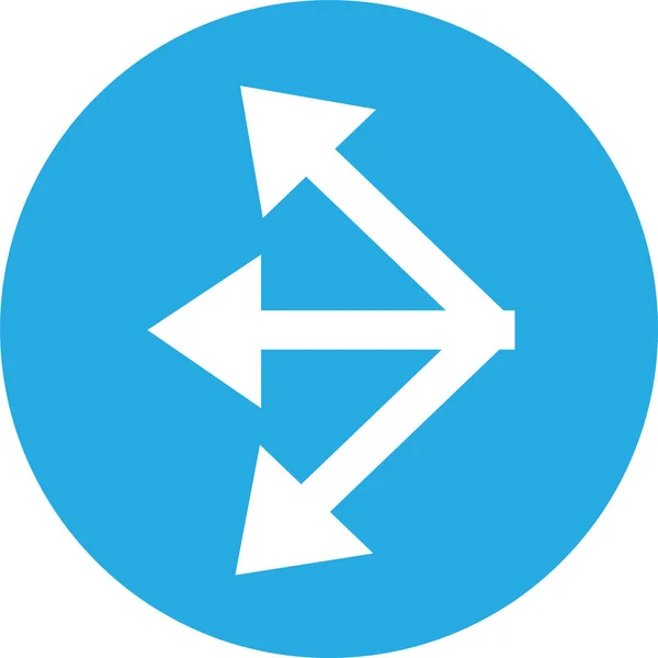 Flecha Icono Signo Símbolo Diseño — Vector de stock