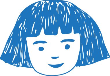 İnsanlar karikatür simgesi avatar tasarımı ile karşı karşıya