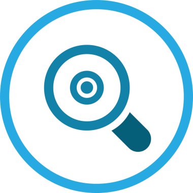 Büyüteç işareti arama simgesi