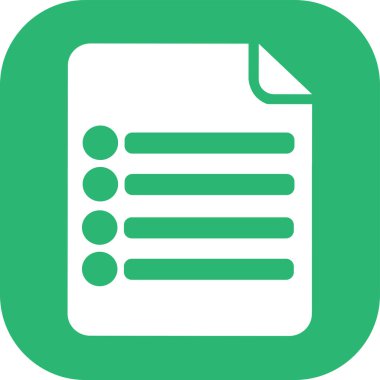 Belge dosya simgesi. Kağıt doktor imzası.