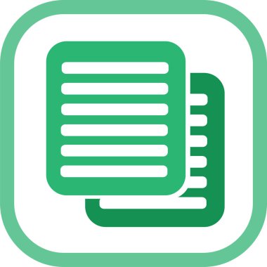 Belge dosya simgesi. Kağıt doktor imzası.