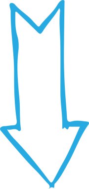 Elle çizilmiş kalp simgesi işareti