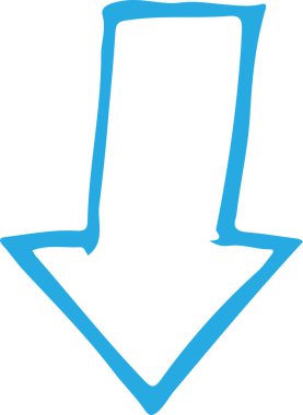 Elle çizilmiş kalp simgesi işareti