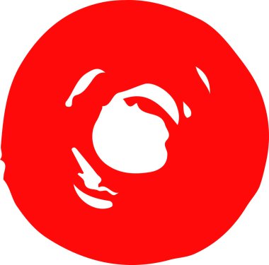 El çizimi desen fırça arkaplanı