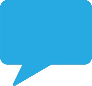 Konuşma baloncukları simge işaret tasarımı